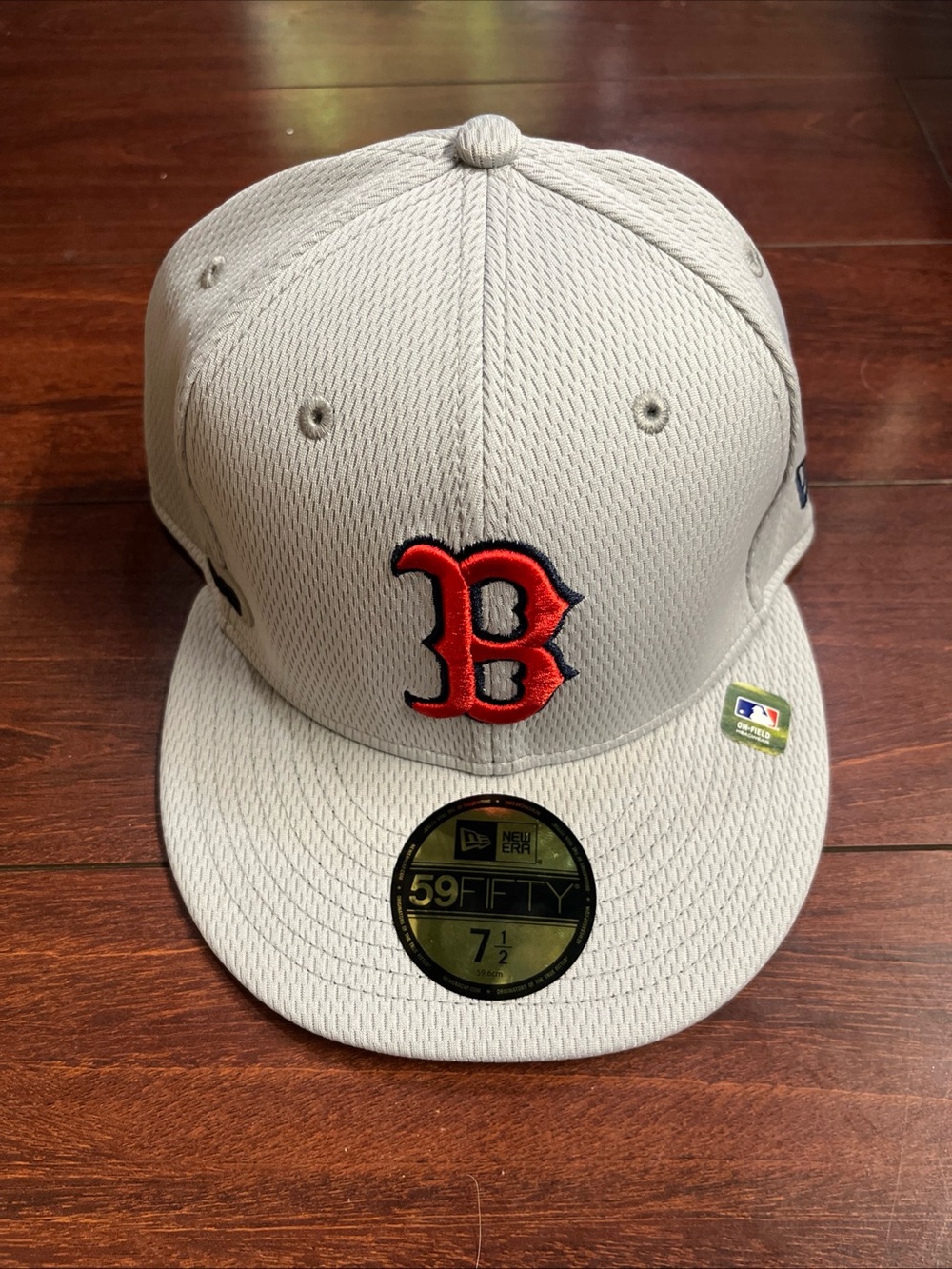 7 1/2 Boston Red Sox 2025 Clubhouse Gray New Era 59Fifty Fitted Hat Cap New